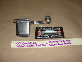 Oem 60 Cadillac Sedan Deville Flat Top Right Side Rear Interior Door Handle - $34.64