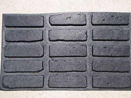 45- 8X2 ANTIQUE BRICK VENEER SIDE MOLDS, MOULDS FOR WALLS FLOORS PATIO COUNTERS image 6
