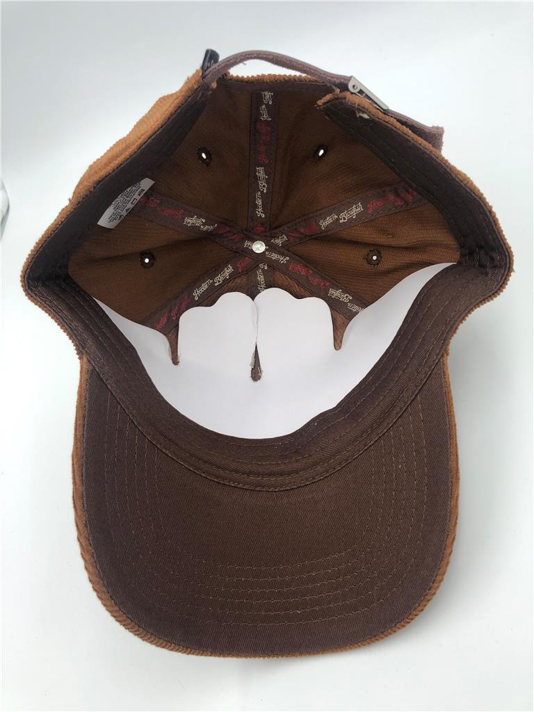 NEW Hootie & The Blowfish Brown Corduroy Hat Adjustable Leather Strap ...