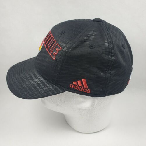 Adidas ADULT LOUISVILLE CARDINALS Red/Black NCAA Football Hat Sz