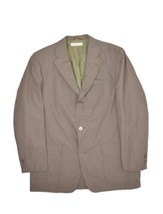Vintage Brooks Brothers Blazer Mens 46 L 3 Button Sport Coat Jacket Oliv... - $47.35