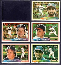 1988 Topps Mike Scott Baseball Duo-tang School Paper Pocket 