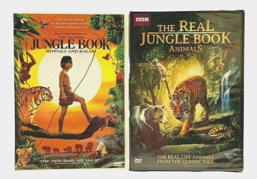 Rudyard Kiplings Second Jungle Book Mowgli And Baloo The Real Jungle Book DVDs DVDs Blu
