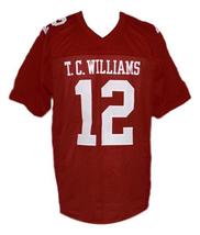 Sunshine Bass Remember The Titans Movie New Men Football Jersey Maroon Any Size image 1