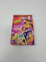 Mattel Spirit Untamed UNO DreamWorks Matching Card Game 112 Horses  - $9.85