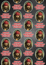 Pirates Of The Caribb EAN Personalised Birthday Gift Wrap -Disney Wrapping Paper - $5.31