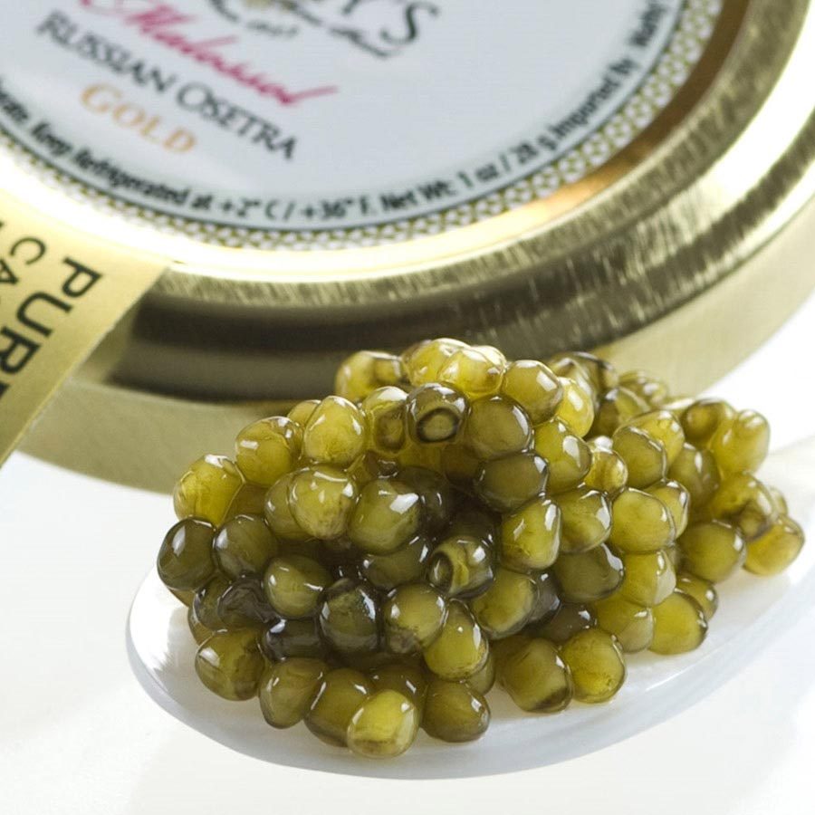 Primary image for Osetra Karat Gold Caviar - Malossol, Farm Raised - 5 oz tin