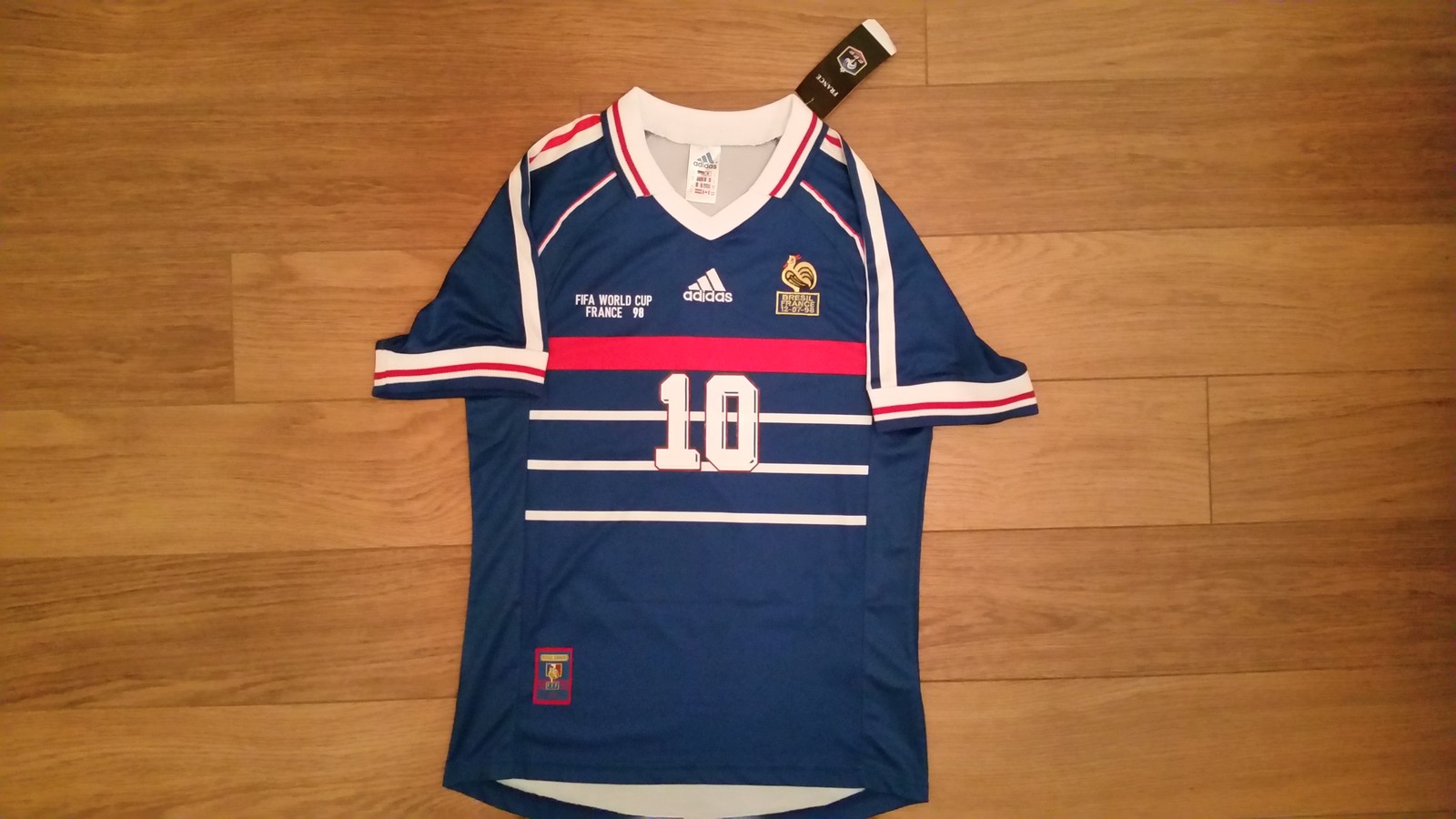 France World Cup 1998 Soccer Jersey ZIDANE and 50 similar items