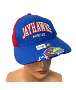 Adidas Jugend Kansas Jayhawks Baseballkappe Rot/Blau 8-20 - $12.88