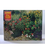 Vintage Hoyle &quot;Flower Garden&quot; 1000 Piece Jigsaw Puzzle #5600 1996 - $14.99