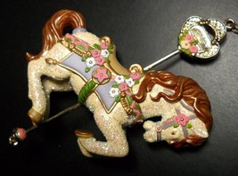 Carlton Cards Heirloom Ornament 2002 Christmas Go Round Thirteenth in Series Box - $16.99