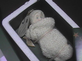 Snowbabies A Baby in My Stocking Dept 56 Original Presentation Box Bisqu... - $10.99