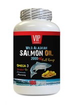 naturally lower cholesterol - ALASKAN SALMON OIL 2000 - neuroprotective 1B 180 - $25.19