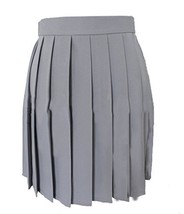 Women`s School Uniform High Waist Pleated Skirts(XL waist 78cm/30.5inch,... - $23.75