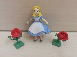 Vintage Disney Alice in Wonderland Sitting Alice & Cat Porcelain Figurine  RARE