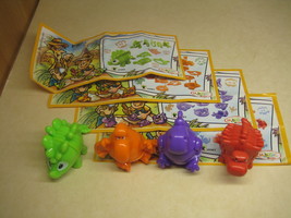 Kinder - 2015 FF060-063 Mixart - Dinos - complete set + 4 papers - surprise eggs - $4.50