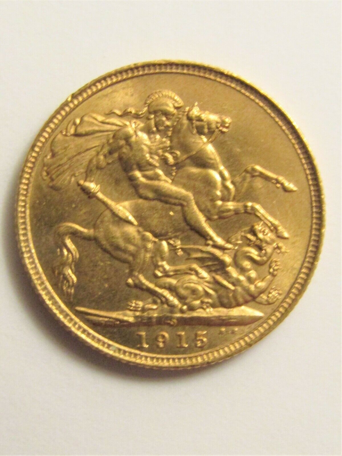 1915 22K Yellow Gold GEORGIVSV D.G. BRITT OMN. REF F.D. IND:IMP - Gold