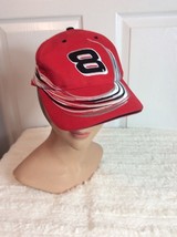 Dale Earnhardt Number 8 Embroidered Red Baseball Cap - $8.50