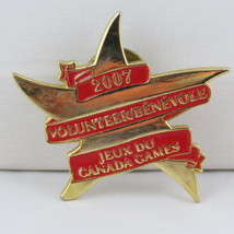 Juex Canada Winter Games Pin - 2007 Whitehorse Yukon - Volunteer Pin - $15.00