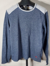 Tommy Bahama Blue Gray Crewneck Pullover Size XL Long Sleeve Sweatshirt - $15.83