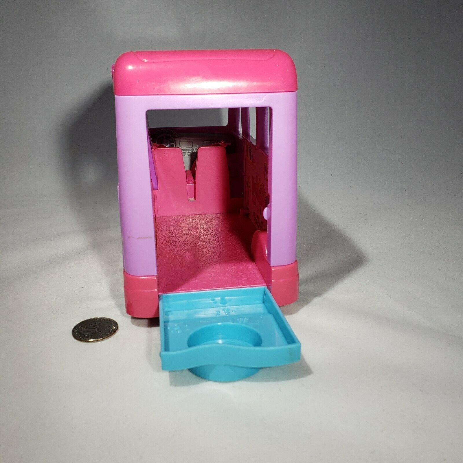 Vintage Polly Pocket Pop Up Glamper Vehicle Camper Van Only Sleeping Bag  2009