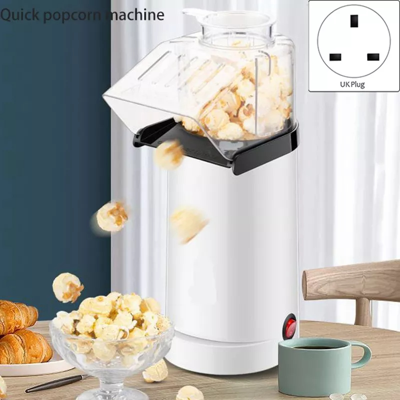 Popcorn Machine Hot Air Electric Popper Kernel Corn Maker No Oil
