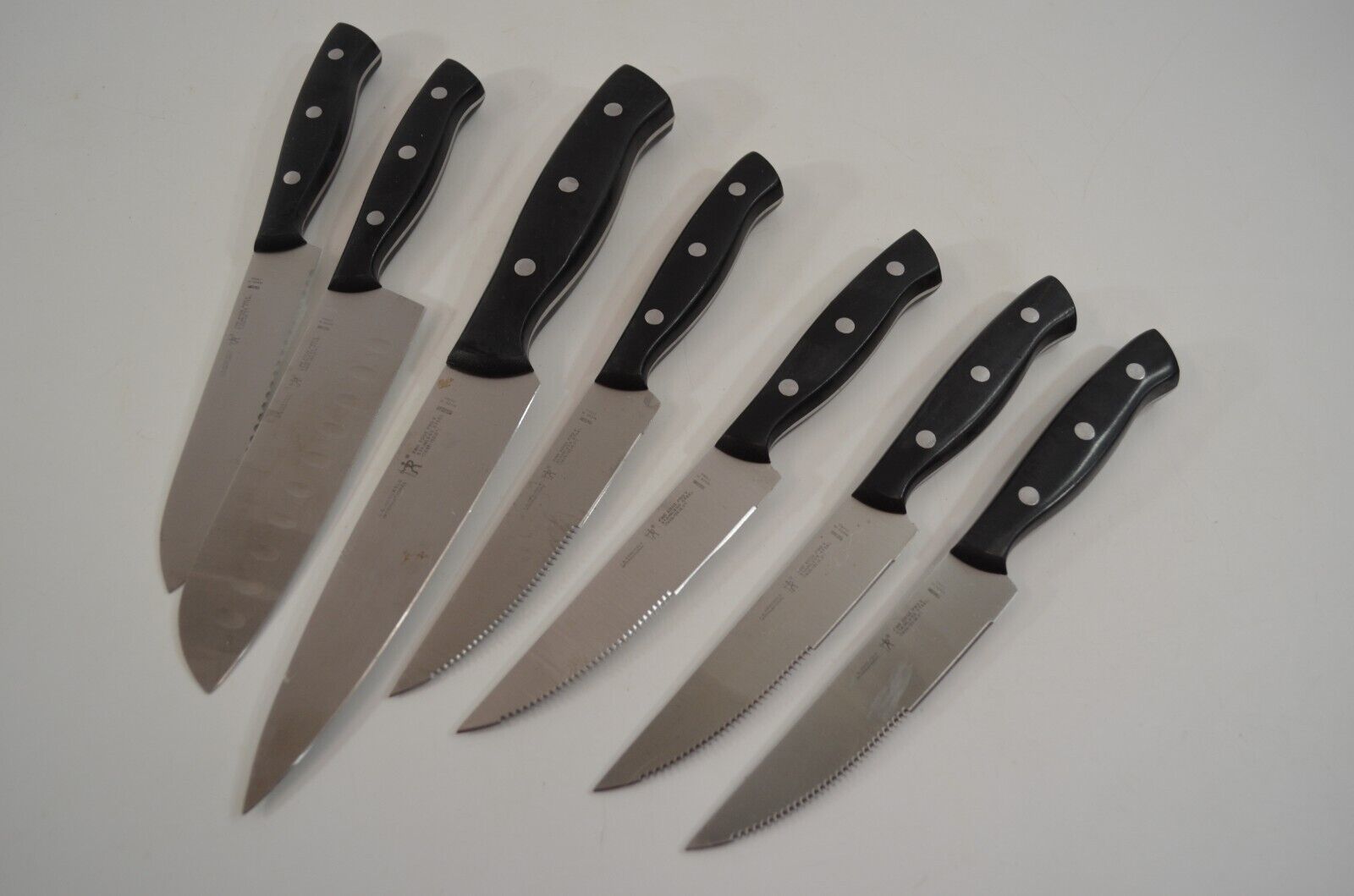 Miracle Blade Steak Knife World Class Series Set Eight 8 Serrated Steak  Knives
