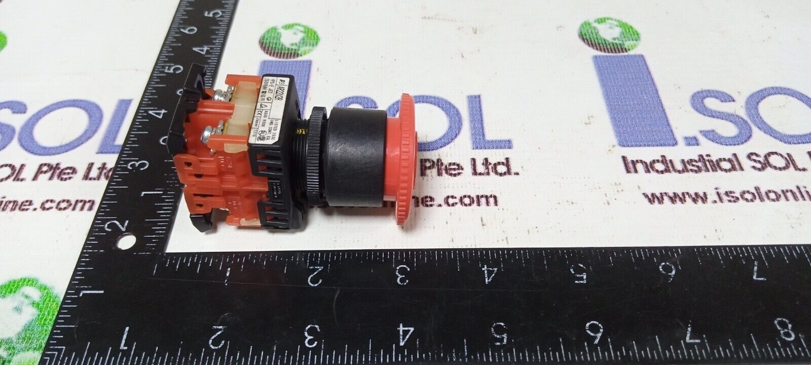 Fuji Electric AR22V2R Heavy Duty Emergency Stop Switch Mushroom Button