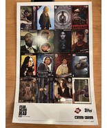 TOPPS FEAR THE WALKING DEAD NYCC EXCLUSIVE SHEET CARDS PROMO POSTER Ltd ... - $37.61
