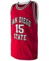 Kawhi Leonard #15 College Basketball Custom Jersey Sewn Red Any Size image 4
