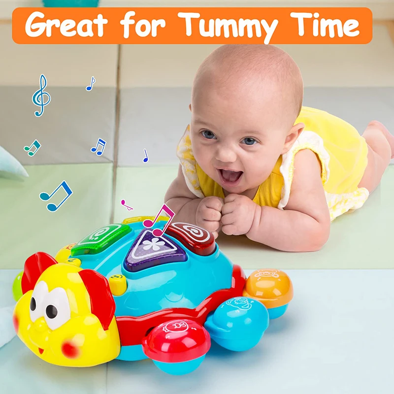 Baby Crawling Walking Musical Toy Spanish English Bilingual Learning
