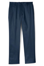 Lands End Uniform Boys Size 20, 26" Inseam, Tailored Fit Cotton Chino Pant, Navy - $17.99