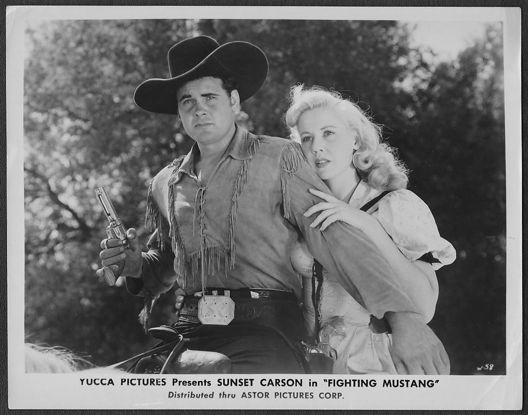 Fighting Mustang - Sunset Carson & Pat Starling Yucca Pictures Movie ...