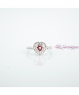 NIB Swarovski 5446300 One Ring Red Pink Clear Crystals Rhodium-Plated Si... - $49.95