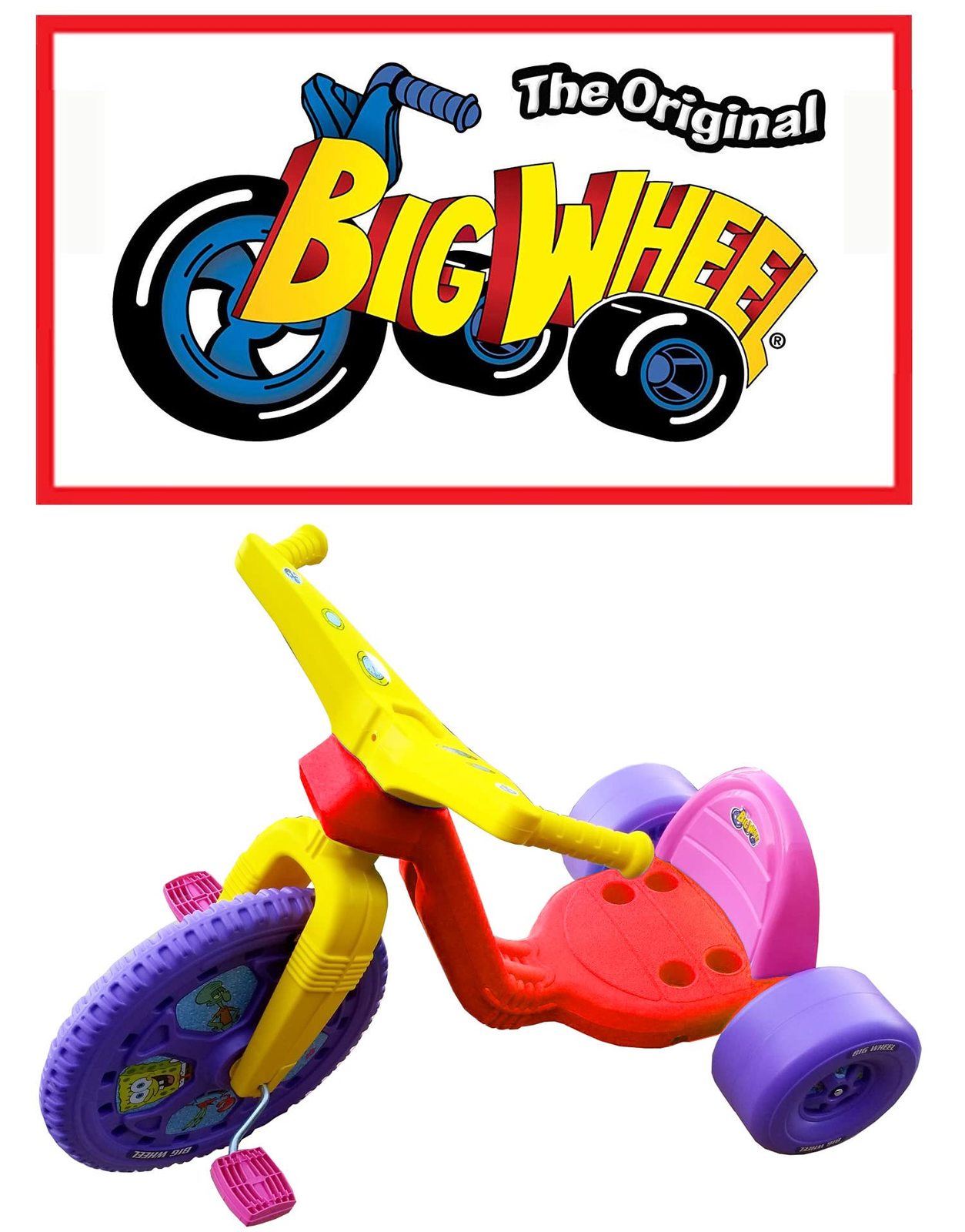 The Original Big Wheel 16 Inch Classic Tricycle - Spongebob Squarepants ...