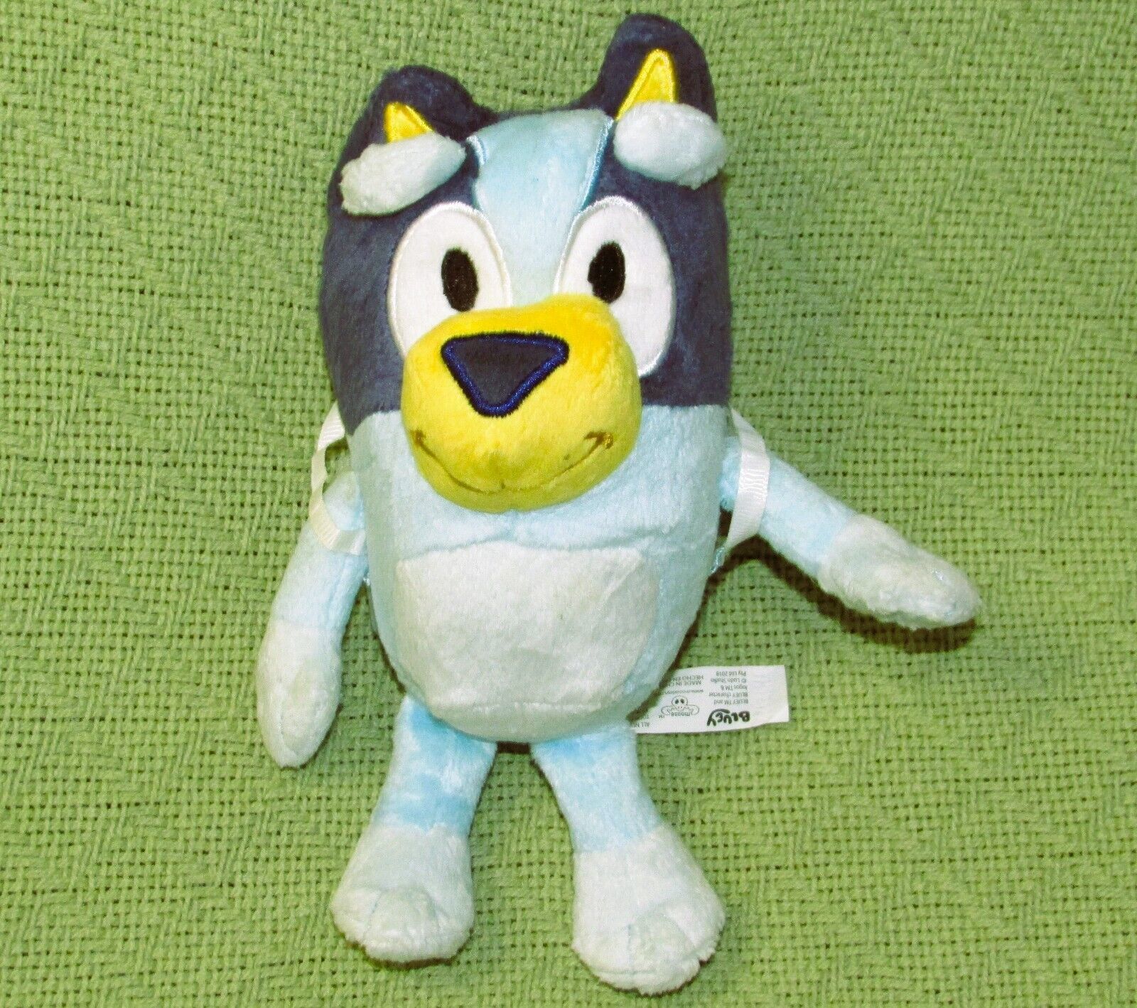 BLUEY PLUSH DOG WITH REMOVABLE BACK PACK STUFFED ANIMAL CHARACTER 8
