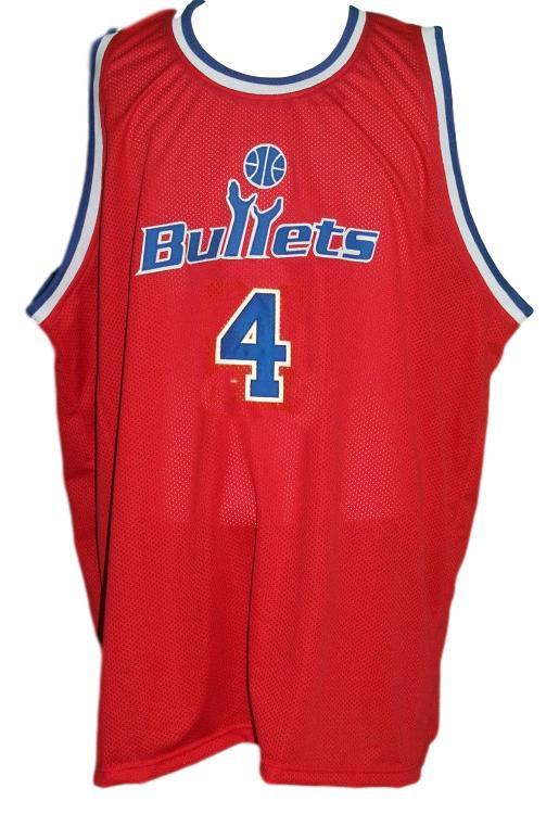 Chris webber  4 washington basketball jersey red   1