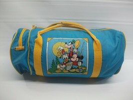 Vintage Mickey Mouse Express Kids Sleeping Bag w/ Duffel Damaged Walt Disney Co - $21.17