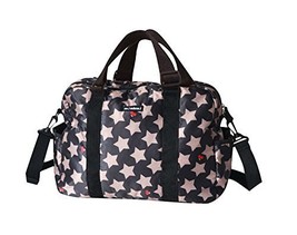 Black, Fashionable WaterProof High Capacity Baby Bottle Tote Bag(Star)
