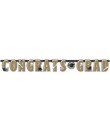 Amscan - Black, Gold and Silver Giant Graduation Letter Banner - $7.45