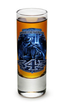 YOU WILL NEVER BE FORGOTTEN 343 TRIBUTE- NEW-  2 OZ. SHOT GLASS  9-11 - $9.89+