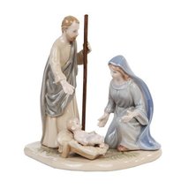 PTC 4.5 Inch The Holy Family Nativity Scene Ceramic Statue Figurine - $23.75