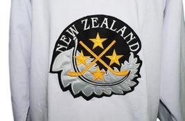 Any Name Number Team New Zealand Retro Hockey Jersey New White Any Size image 4
