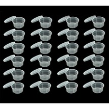 50pk 8oz Small Plastic Containers with Lids - Slime Containers