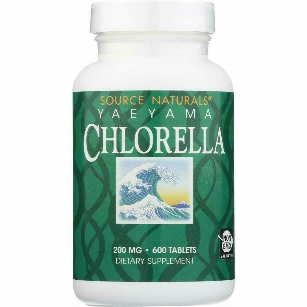 Source Naturals Yaeyama Chlorella 200mg Algae Superfood Nutritional Supplemen... - $29.09