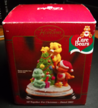 Carlton Cards Heirloom Ornament 2003 Care Bears All Together For Christmas Box - $12.99