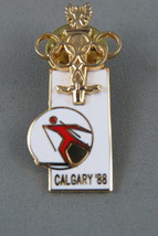 Very Rare - 1988 Winter Olympc Games - Polish Olympic Committee Pin - 3 ... - $45.00