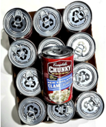 12 Pack Campbell&#39;s Chunky New England Clam Chowder Bb 12-4-23 - $52.99