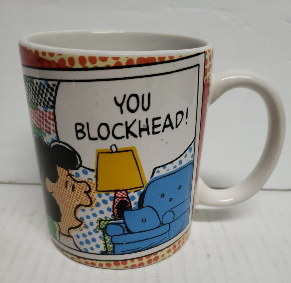 peanuts Lucy you blockhead by Gibson mug Cups & Mugs