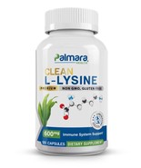 Clean L-Lysine 600mg, 120 Capsules - $17.95